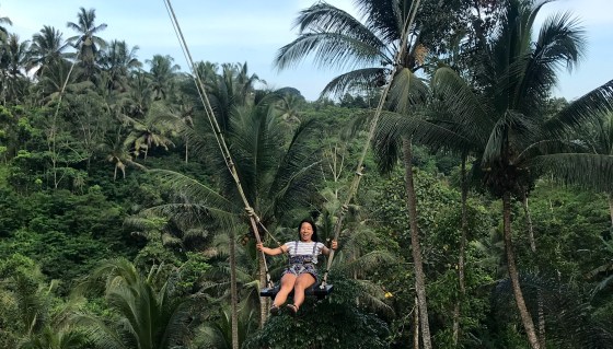 Nicole Fu in Ubud, Indonesia